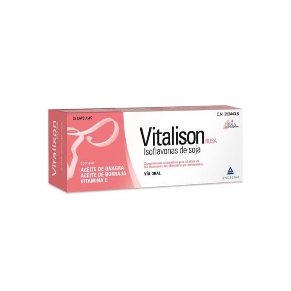 VITALISON ROSA ISOFLAVONAS DE SOJA 28 CÁPSULAS