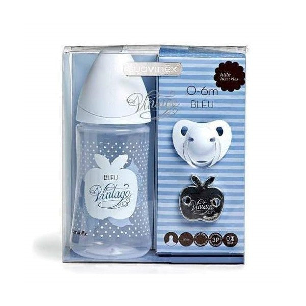 SUAVINEX VINTAGE 0-6 MESES NIÑO COLOR AZUL