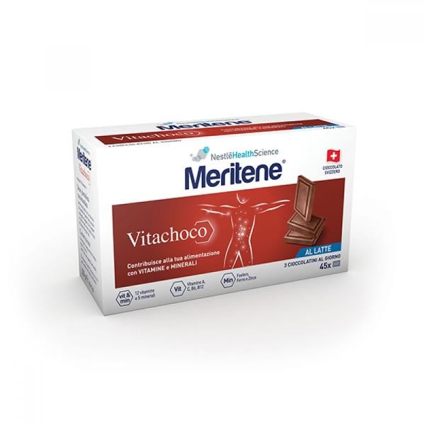 MERITENE VITACHOCO SABOR CHOCOLATE CON LECHE 30 TABLETAS