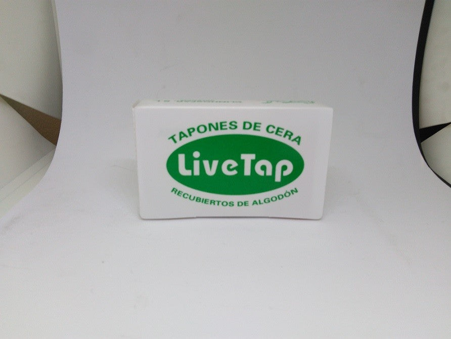 LIVETAP TAPONES DE CERA RECUBIERTOS DE ALGODÓN 10 UNID
