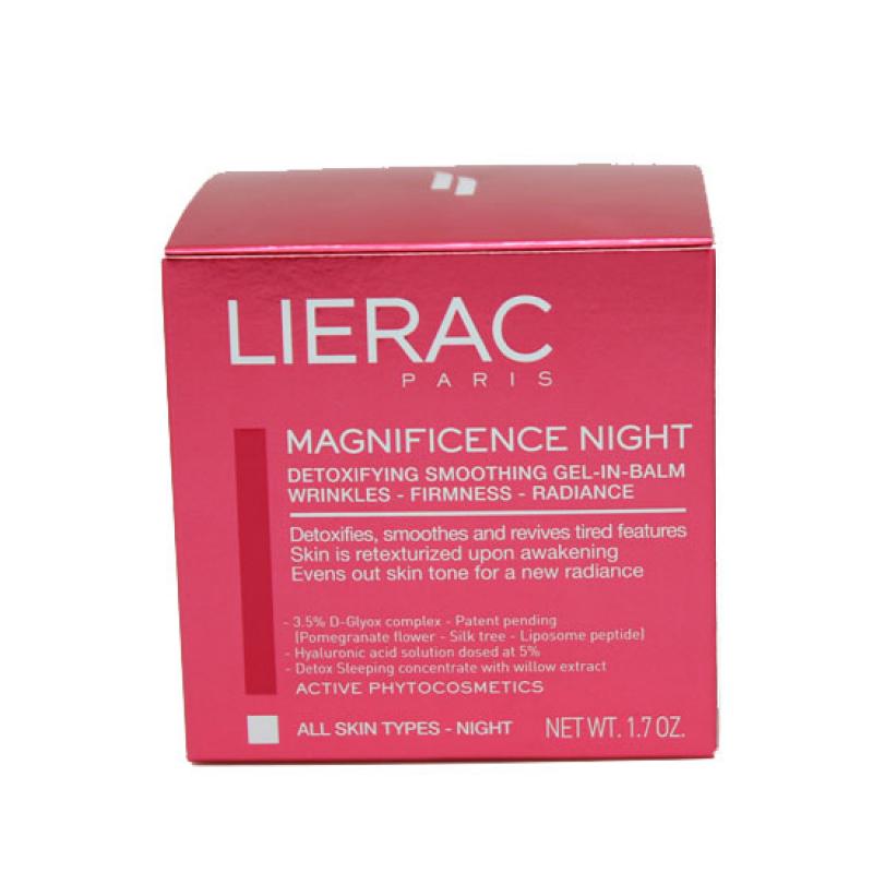 LIERAC MAGNIFICIENCE NIGHT GEL/BÁLSAMO ALISADOR 50ML
