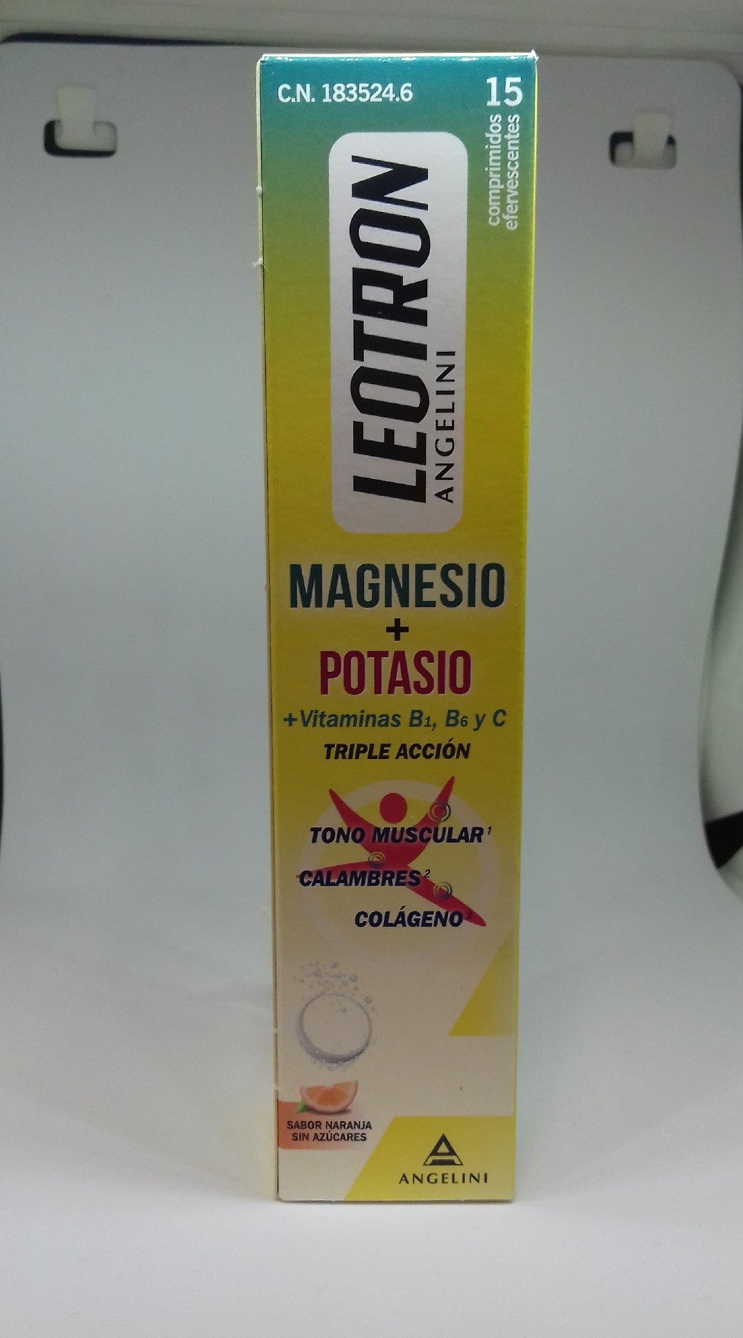 LEOTRON MAGNESIO + POTASIO +VIT. B1, B6 Y C 15 COMP.