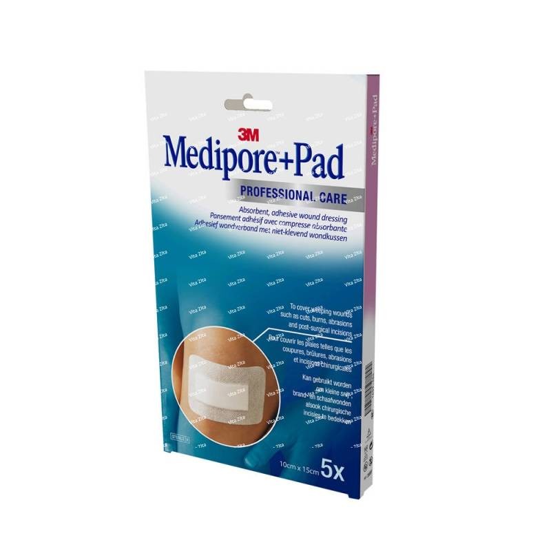 MEDIAPORE + PAD 5CM X 7,2CM 10U