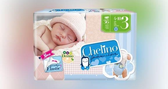 CHELINO PAÑALES TALLA 3 4-10 KG 36 U