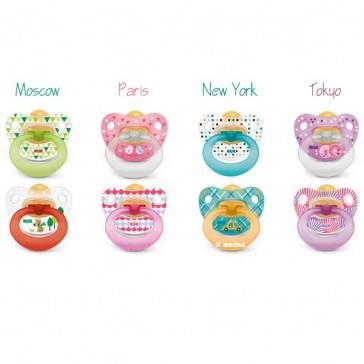 NUK CHUPETE 0-6 MESES LATEX 2 UNIDADES