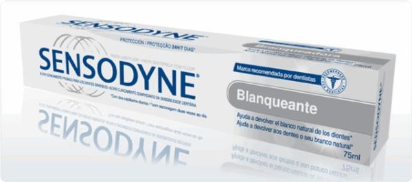 SENSODYNE PASTA DENTRIFICA CON FLÚOR BLANQUEANTE 100 ML