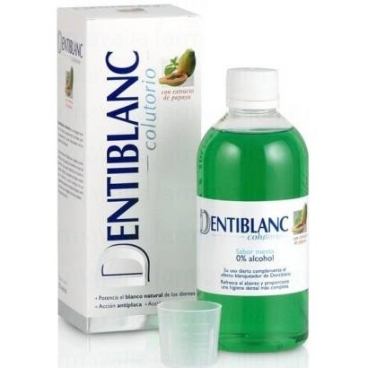 DENTIBLANC COLUTORIO CON EXTRACTO DE PAPAYA SABOR MENTA 400 ML