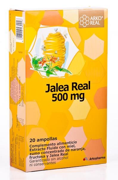 JALEA REAL ARKO 500 MG 20 AMPOLLAS