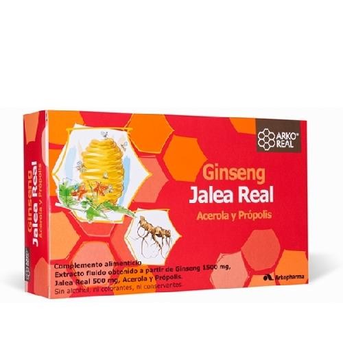 JALEA REAL GINSENG CON ACEROLA Y PROPOLIS 20 AMPOLLAS