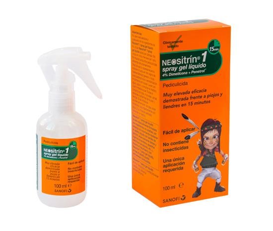 NEOSITRIN PEDICULICIDA SPRAY GEL LÍQUIDO 100 ML