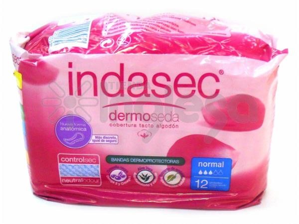 INDASEC DERMOSEDA 33% + GRATIS COMPRESAS MAXI 15 + 5 GRATIS