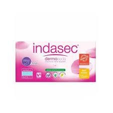 INDASEC DERMOSEDA ABSORBENTE MUJER MAXI FORMA ANATÓMICA 15 U