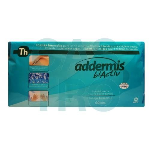 ADDERMIS BIACTIV TOALLITAS CON ALOE BARBADENSIS 60 U