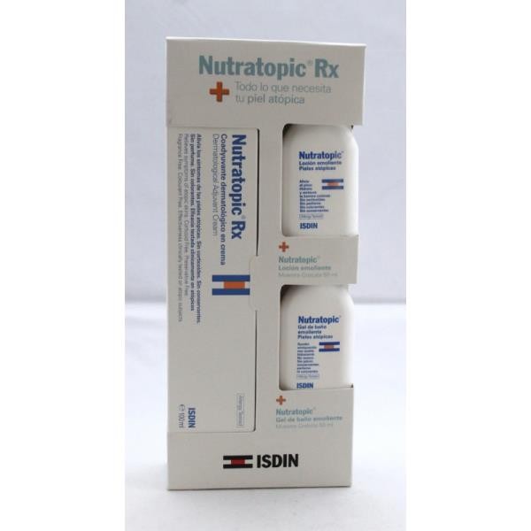 PACK NUTRATOPIC RX CREMA + LOCION EMOLIENTE + GEL DE BAÑO