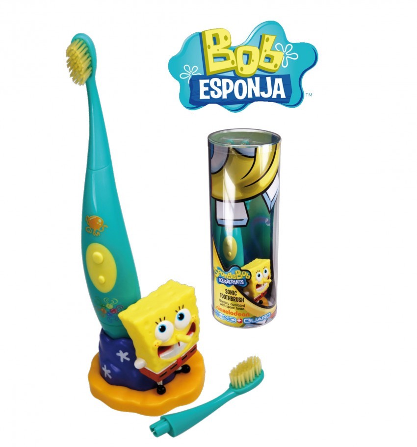 CEPILLO DE DIENTES ELECTRÓNICO SÓNICO BOB ESPONJA