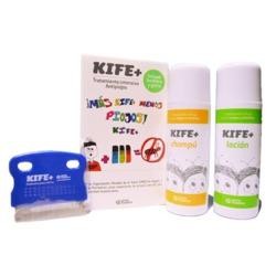 KIFE+ PACK CHAMPÚ 100 ml + LOCION 100 ml + PEINETA