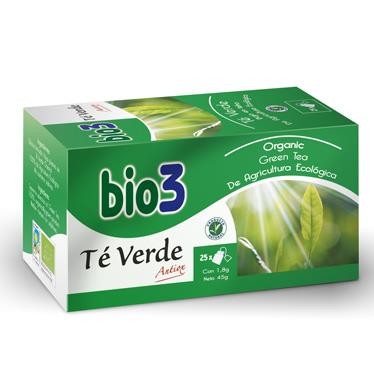 BIO 3 TÉ VERDE INFUSIÓN 25 BOLSITAS