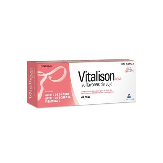 VITALISON ROSA ISOFLAVONAS DE SOJA 28 CÁPSULAS