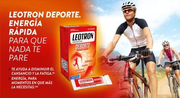 LEOTRON DEPORTE ENERGÍA RAPIDA 10 SOBRES BUCODISPERSABLES