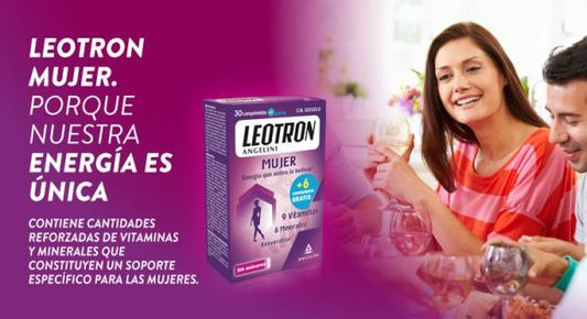 LEOTRON MUJER ENERGÍA QUE ACTIVA LA BELLEZA 30 COMPRIMIDOS + 6 GRATIS