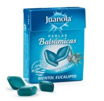 JUANOLA PERLAS BÁLSAMICA SABOR MENTOL- EUCALIPTOL 25 GR