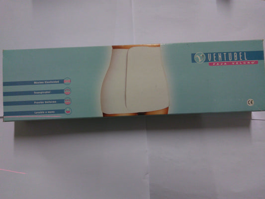 VENTUBEL FAJA CON VELCRO TALLA G (+ 106 CM) COLOR CREMA