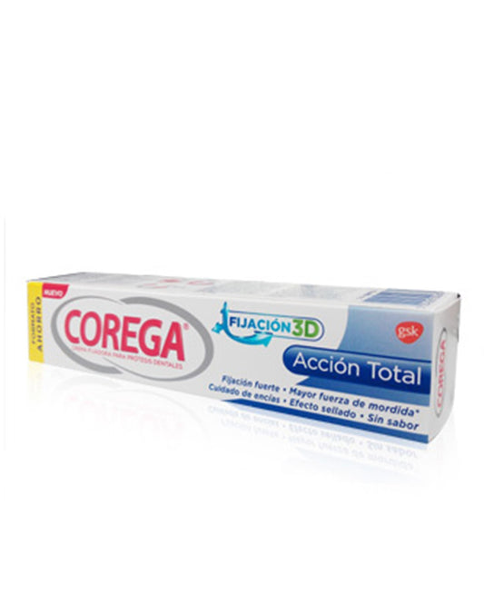 COREGA CREMA FIJADORA 3D ACCIÓN TOTAL 70 G