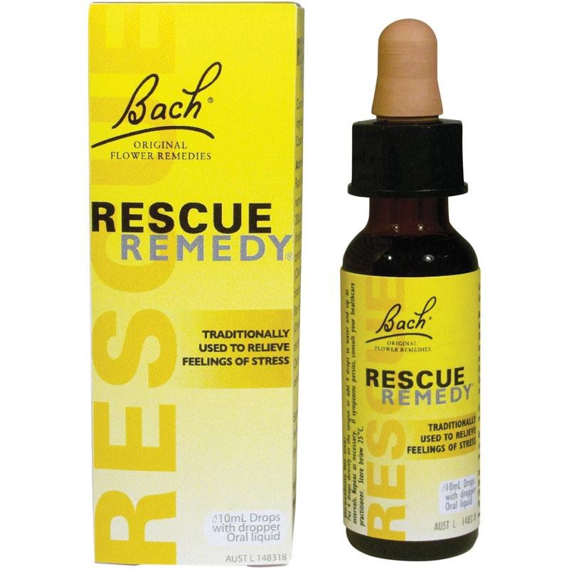 BACH ORIGINAL FLOWER ESSENCES RESCUE 10 ML