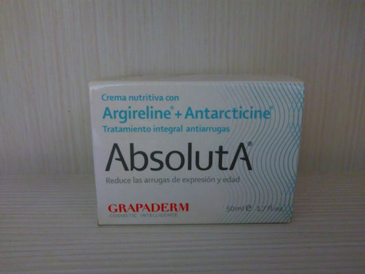CREMA ABSOLUTA, NUTRITIVA CON ARGIRELINE + ANTARCTICINE TRAT ANTIARRUGAS 50 ML