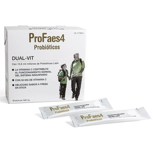PROFAES4 PROBIÓTICOS 30 STICKS DE 1500 MG