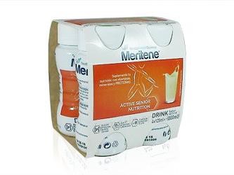 MERITENE ACTIV 125 ML 4 BOTELLAS SABOR VAINILLA