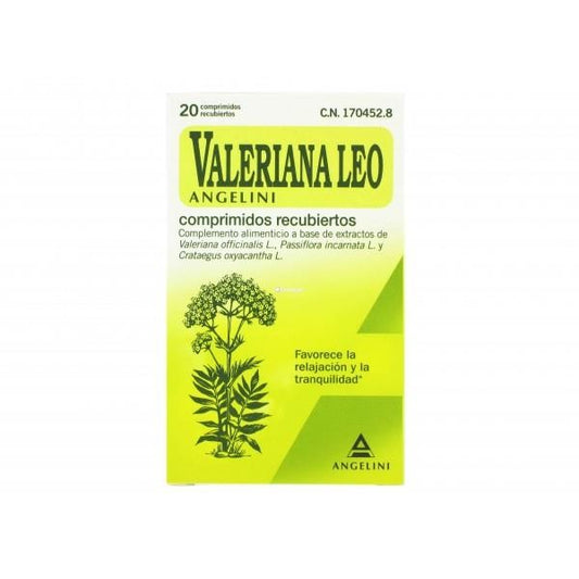 VALERIANA LEO 20 COMPRIMIDOS RECUBIERTOS