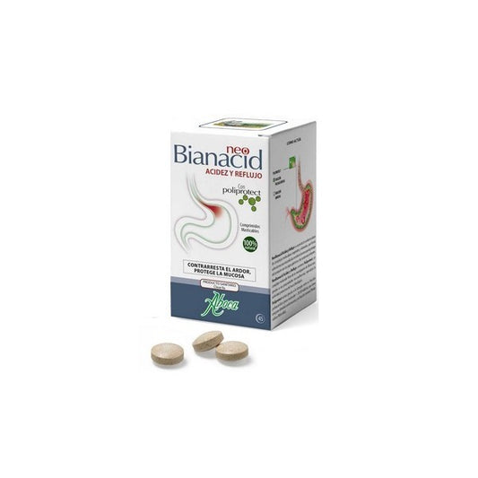 NEO BIANACID CON POLIPROTECT 100% NATURAL 15 COMPRIMIDOS MASTICABLES DE 1,55 GR CADA UNO