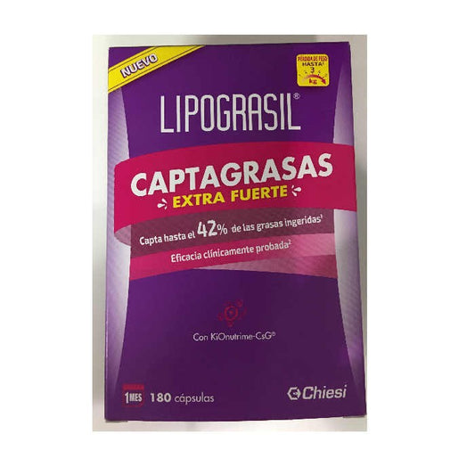 LIPOGRASIL CAPTAGRASAS EXTRAFUERTE 180 CÁPS