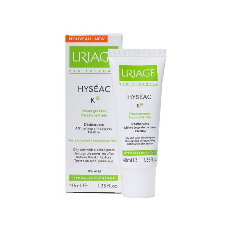 URIAGE HYSÉAC K18 CUIDADO DESINCRUSTANTE 40ML