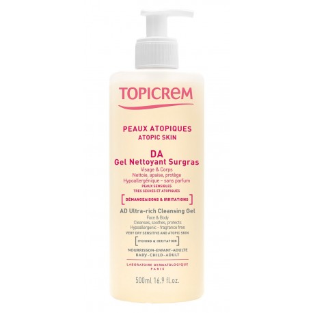 TOPICREAM DA GEL LIMPIADOR SOBREGRASO 500ML
