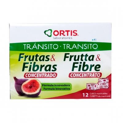 ORTIS FRUTAS & FIBRAS CONCENTRADO 12 CUBOS