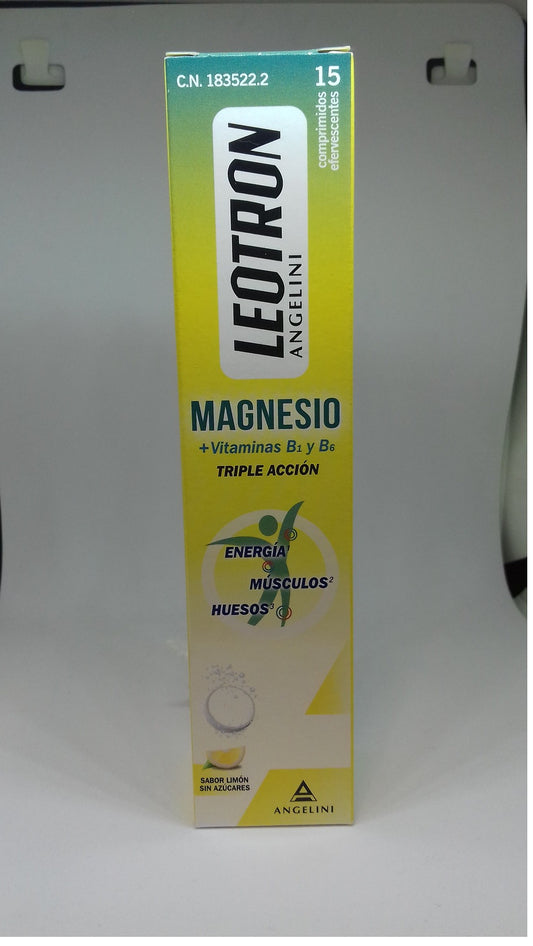 LEOTRON MAGNESIO + VIT. B1 Y B6 15 COMP EFER