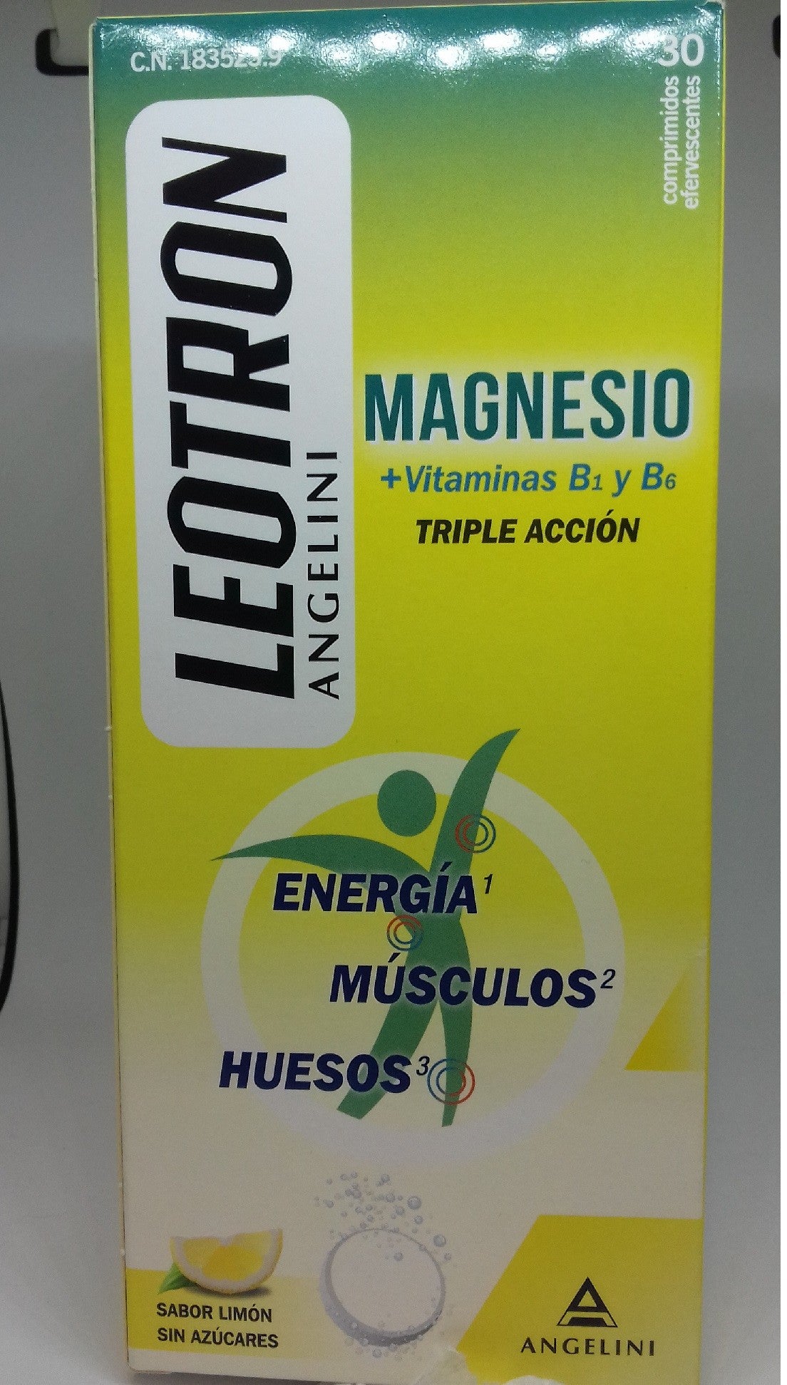 LEOTRON MAGNESIO + VIT B1 Y B6 30 COMP. EFERV.