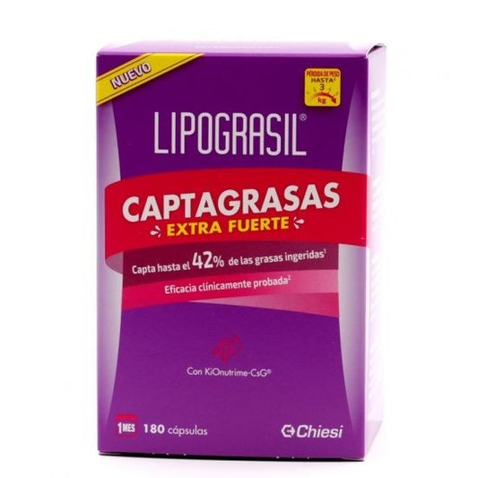 LIPOGRASIL CAPTAGRASAS EXTRAFUERTA + 10% GRAT 180+20