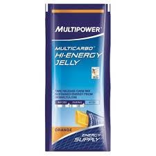 MULTIPOWER MULTICARBO JELLY 50 G GELATINA SABOR NARANJA