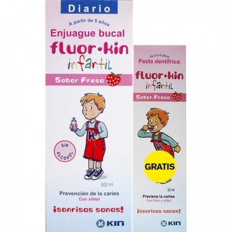 FLUOR KIN INFANTIL ANTICARIES PACK