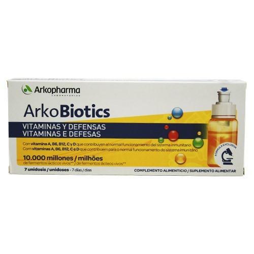 ARKOBIOTICS VITAMINAS Y DEFENSAS 7 UNIDOSIS