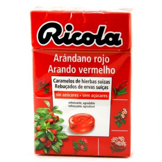 RICOLA CARAMELOS ARANDANO ROJO