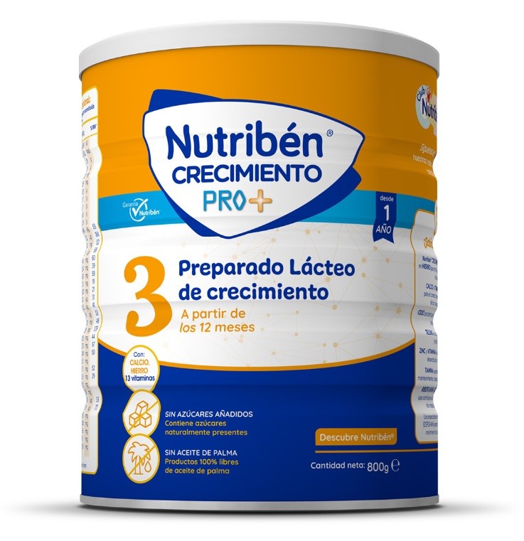NUTRIBÉN LECHE CRECIMIENTO 3 800 G