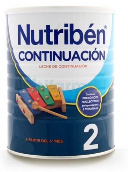 NUTRIBÉN LECHE CONTINUACIÓN 2 800 G