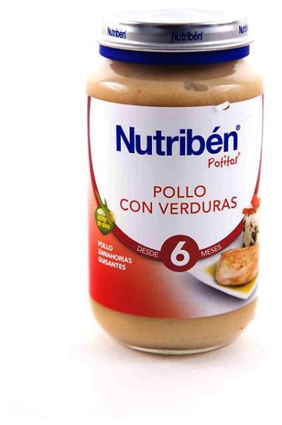 NUTRÍBEN POTITO 6 MES POLLO CON VERDURAS 250 G