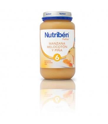 NUTRIBÉN POTITO 6 MES MANZANA, MELOCOTÓN Y PIÑA 250G