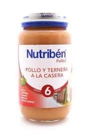 NUTRIBÉN POTITO 6 MESES POLLO Y TERNERA A LA CASERA 250 G