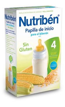 NUTRIBÉN PAPILLA DE INICIO PARA EL BIBERÓN  4 M 600 GR